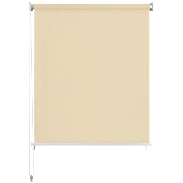 vidaXL Outdoor Roller Blind 160x230 cm Cream