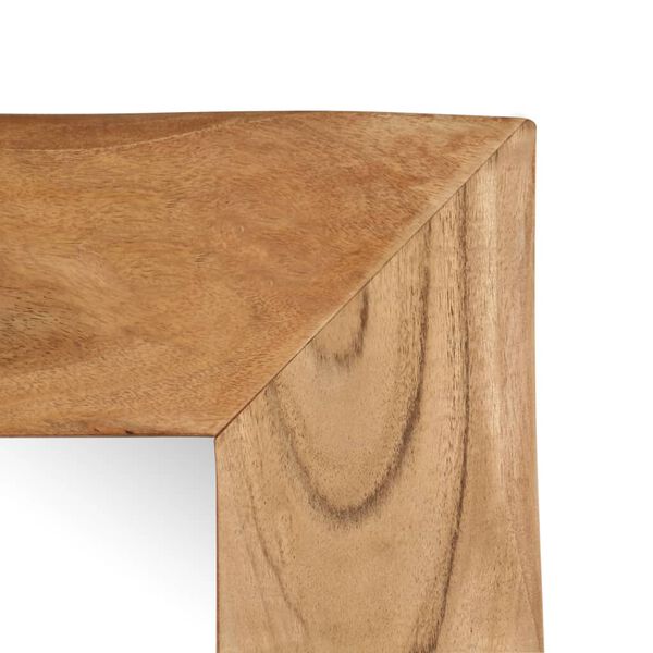 vidaXL Cosmetic Mirror 50x110 cm Solid Acacia Wood