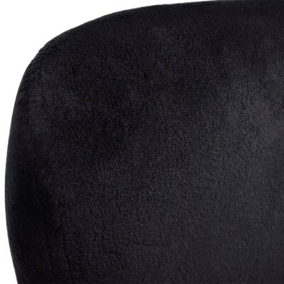 vidaXL Armchair with Egg Shape Black