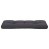 vidaXL Pallet Cushion Anthracite 120x40x12 cm Fabric
