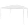 vidaXL Party Tent | White | Polyethylene roof and steel frame | 3x4 metres
