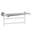 vidaXL Towel Rack | Silver | Stainless steel | Standard | Sturdy | Towel Rack