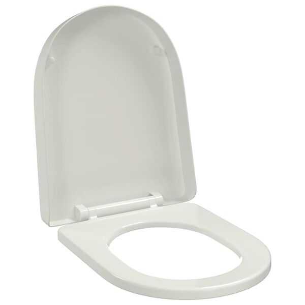 White Soft-close Toilet Seat Square