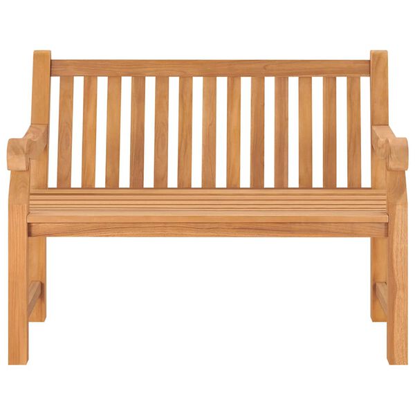 vidaXL Garden Bench Brown 120 x 69 x 92 cm Solid Teak Wood