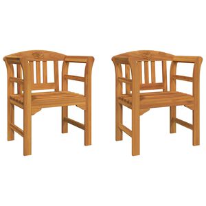 vidaXL Rose Bench Natual 68.5 x 46 x 82.5 cm Solid Acacia Wood