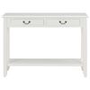 vidaXL Console Table White 110x35x80 cm Wood