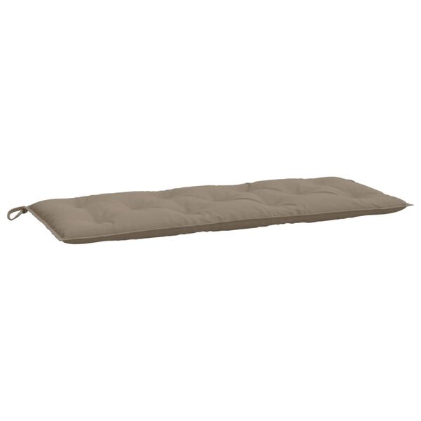 vidaXL Garden Bench Cushion Taupe 120x50x7 cm Oxford Fabric