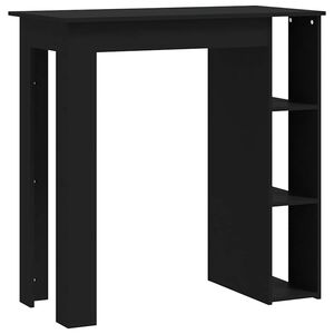 vidaXL Bar Table | Black | Engineered wood | Medium | Durable | Bar Table