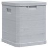 vidaXL Garden Storage Box 90 L Light Grey