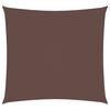 vidaXL Sunshade Sail Oxford Fabric Square 5x5 m Brown