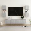 vidaXL 6 Piece TV Cabinet Set Concrete Grey Engineered Wood