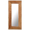 vidaXL Cosmetic Mirror 50x110 cm Solid Acacia Wood
