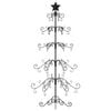 vidaXL Metal Christmas Tree for Decoration Black 150 cm