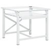 vidaXL Washing Machine Pedestal with Pull-Out Shelf White