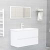 vidaXL Sink Cabinet White 80x38.5x45 cm Engineered Wood