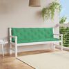 vidaXL Garden Bench Cushion Green 180x(50+50)x7cm Oxford Fabric