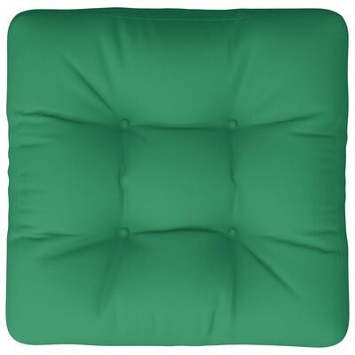 vidaXL Pallet Cushion Green Fabric