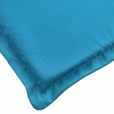 vidaXL Sun Lounger Cushion Blue 200x50x3cm Oxford Fabric