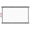 vidaXL Projection Screen 50" 16:9