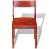 vidaXL Dining Chairs 6 pcs Solid Acacia Wood