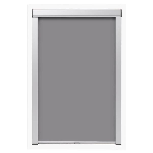 vidaXL Blackout Roller Blinds Grey F06