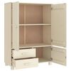 vidaXL Wardrobe HAMAR Honey Brown 99x45x137 cm Solid Wood Pine