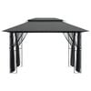 vidaXL Gazebo with Sidewalls Anthracite 400x300x270 cm Steel