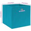 vidaXL Storage Boxes 4 pcs Baby Blue 32x32x32 cm Fabric