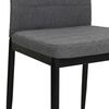 vidaXL Dining Chairs 2 pcs Light Grey Fabric
