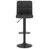 vidaXL Bar Stools 2 pcs Black Fabric