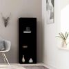 vidaXL Freestanding Bookshelf Black 30 x 40 x 114 cm Engineered Wood