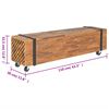 vidaXL TV Stand 110x30x32.5 cm Solid Teak Wood