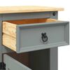 vidaXL Bedside Cabinet Mexican Pine Corona Range Grey 53x39x67 cm