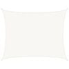 vidaXL Sunshade Sail 160 g/m&sup2; White 6x7 m HDPE