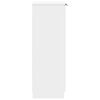 vidaXL Shoe Cabinet White 59x35x100.5 cm Engineered Wood