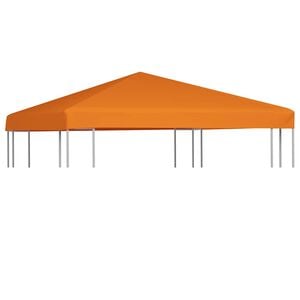 vidaXL Gazebo Top Cover 310 g/m&sup2; 3x3 m Orange