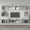 vidaXL 6 Piece TV Cabinet Set Concrete Grey Engineered Wood