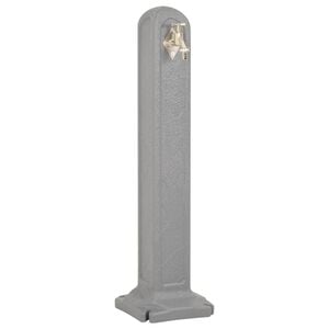 vidaXL Garden Tanker with Faucet Light Grey Stone Look