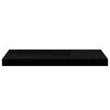 vidaXL Floating Wall Shelves 2 pcs Black 60x23.5x3.8 cm MDF