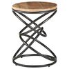 vidaXL End Table 40x40x52 cm Solid Rough Mango Wood