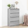 vidaXL Sideboard Grey Sonoma 60x35x98.5 cm Engineered Wood
