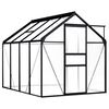 vidaXL Greenhouse Anthracite Aluminium 4.75 m&sup2;