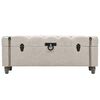 vidaXL Storage Bench Set 3 pcs 112x37x45 cm Solid Wood and Steel