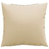 vidaXL Throw Pillows 4 pcs Beige 40x40 cm Fabric