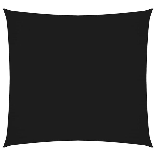 vidaXL Sunshade Sail Oxford Fabric Square 7x7 m Black