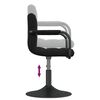 vidaXL Swivel Dining Chairs 6 pcs Black Velvet