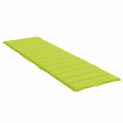 vidaXL Sun Lounger Cushion Bright Green 200x70x3cm Oxford Fabric