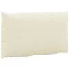 vidaXL Pallet Cushions 3 pcs Cream White Oxford Fabric