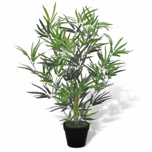 vidaXL Artificial Plant | Green and Black