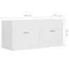 vidaXL Sink Cabinet White 100x38.5x46 cm Engineered Wood
